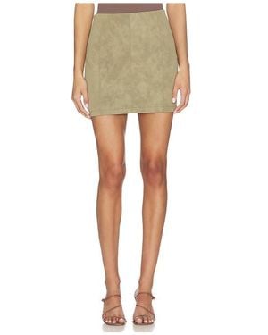 With Jean Leo Skirt - Natural