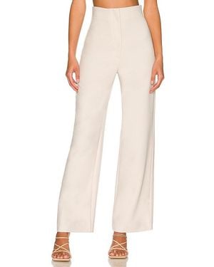 Bardot Anna High Waist Pant - Natural