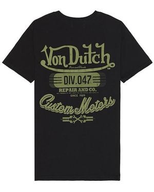 Von Dutch Custom Motors Graphic Tee - Black