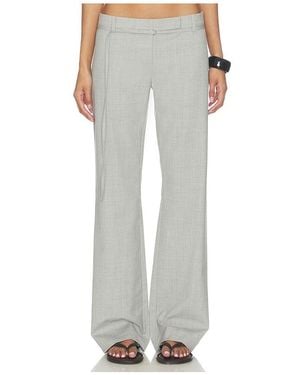 St. Agni 90S Belt Minimal Pants - White