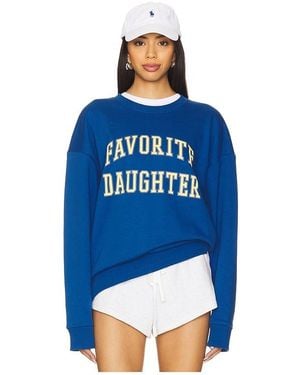 FAVORITE DAUGHTER Collegiate スウェットシャツ - ブルー