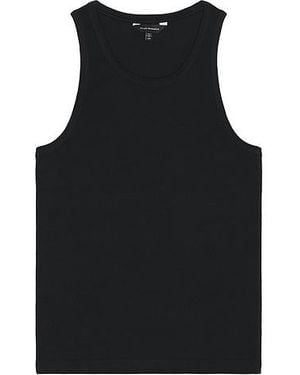 Club Monaco Ribbed Tank Top - Black
