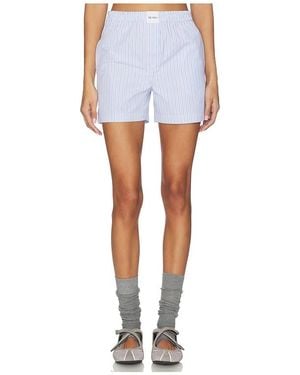 The Attico Striped Boxer Short - Blue