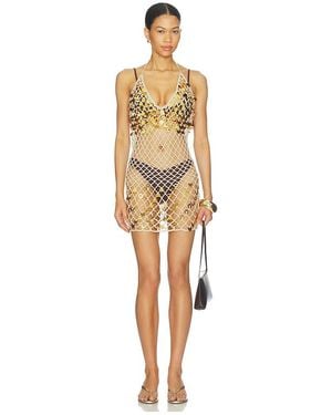 superdown Vestido Zuri En Color Oro Metálico Talla (También En Xs, S, M) - Neutro
