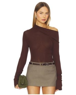 SNDY'S Katya Bodysuit - Brown
