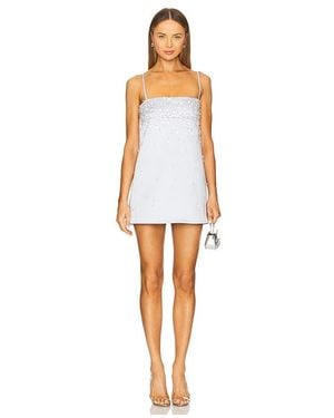 retroféte Cornelia Embellished Dress - White