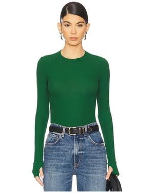 Michael Lauren Alick Long Sleeve Tee - Green