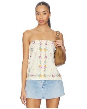 Free People Doily Days Tube Top - White