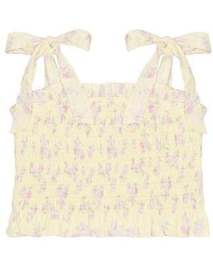 LoveShackFancy Oberteil Merrinelle - Natur