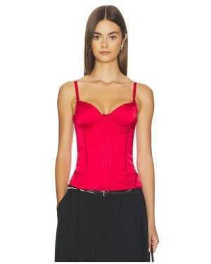 Alice + Olivia Mira Seamed Longline Structured Corset