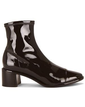 Tory Burch Cap Toe Heel Boot - Black