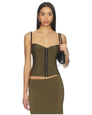 Bella Venice X Revolve Caroline Corset - Green