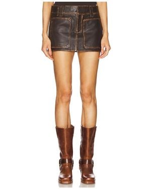 GRLFRND Minirock Patch Pocket - Schwarz