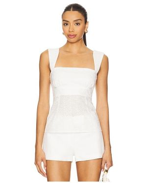 MORE TO COME Priya Top - White