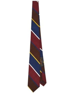Beams Plus Regimental Preppy Stripe - White