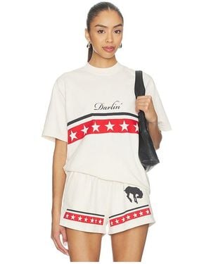 Darling Spangled Tee - White