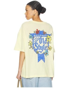 The Forecast Agency Old Style Beer Tee - Blue