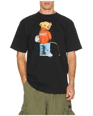 Market Trouble Making Bear Tee - Black