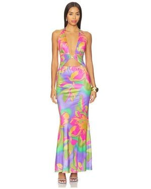 Runaway the Label Halston Maxi Dress - White