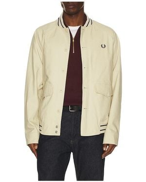 Fred Perry Umpire Bomber Jacket - Blue