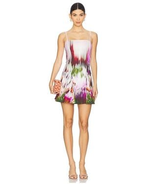 Jonathan Simkhai Minivestido Judie En Color Rosado Talla En - Multicolor