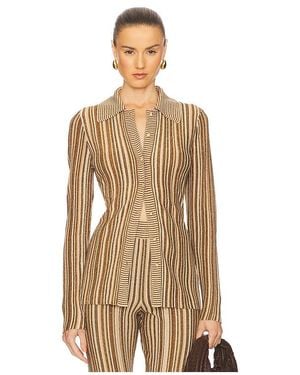 Veronica Beard Cárdigan Landon En Color Metallic Neutral, Talla (También En Xs) - Neutro