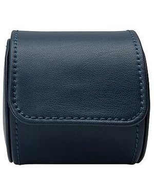 Wolf Earth Single Watch Roll - Blue