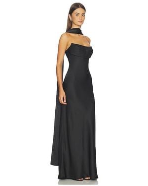 Runaway the Label Madeleine Strapless Maxi Dress - Black