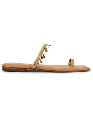 Johanna Ortiz Ethereal Waves Flats - White