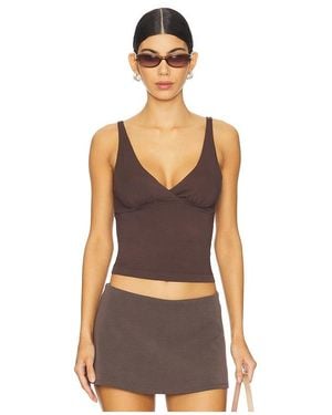 geel Ren Top - Black