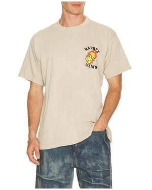 Market T-Shirt Na - Blau