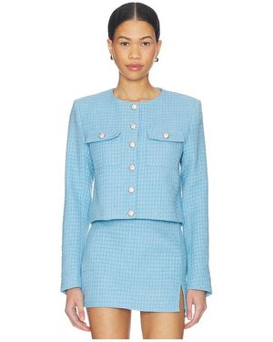 MORE TO COME Willow Crop Jacket - Blue