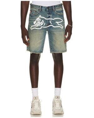 ICECREAM Blueberry Yogurt Jean Short En Color Azul Talla (También En 32, 34, 36)