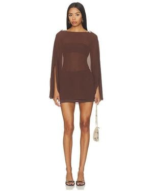 superdown Danni Poncho Set - Brown