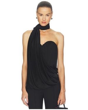 Camila Coelho Serafina Top En Color Negro Talla (También En M, S, Xl, Xs, Xxs)