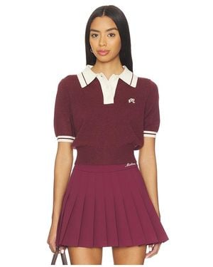 Malbon Mikayla Knit Polo - Purple