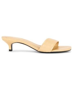 Black Suede Studio Avery 35 Mule - White