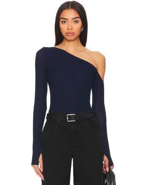 Michael Lauren Magdaleno Asymmetrical Tee - Blue