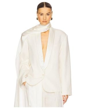 Helsa The Tux Blazer - Natural