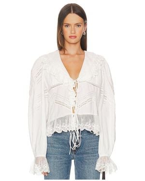 Scarlett Poppies Rosalia Top - White