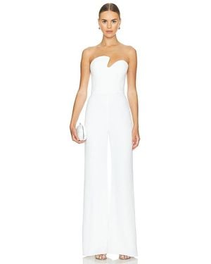 Amanda Uprichard Strapless Puzzle Jumpsuit - White