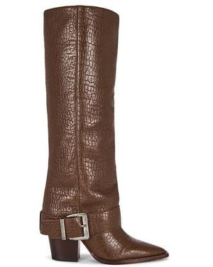 SCHUTZ SHOES Parker Up Boot - Brown