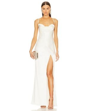 Michael Costello X Revolve Cecelia Gown - White