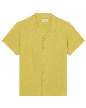 Critical Slide Camisa En Color Amarillo Mostaza Talla (También En S)