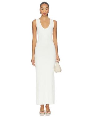 SIR. Chiara Scoop Neck Dress - White