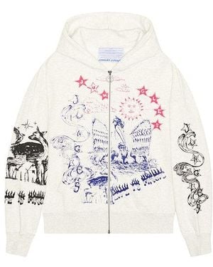 JUNGLES JUNGLES Scribbles Zip Hoodie - Black