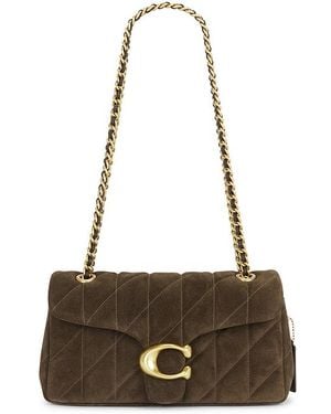 COACH Gesteppte Umhängetasche Tabby - Grün