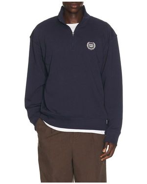 Wilson Playstate Half Zip Sweatshirt - Blue