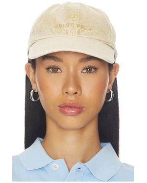 Anine Bing Jeremy Baseball Cap - Natural