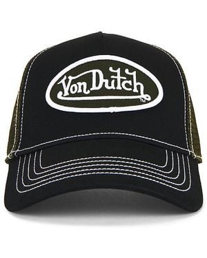 Von Dutch Staple Trucker Hat - Black
